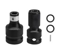 2 Pack Impact Wrench Bit Adapter Bit Holder Socket Adattatore Da 1/2 A 1/4 Di Pollice Inserto Per Avvitatore,Utensile Multifunzione Per Chiavi Elettriche E Cricchetti