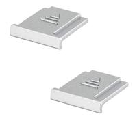 2 Pack JJC Hot Shoe Cover per Fujifilm X-E5 X-Half X-HF1 XS20 XH2 XH2s XH1 XT5 XT4 XT3 XT2 XT1 XE4 XT50 XT30 XT30II XT20 XT10 X100VI X100V X100F GFX100RF GFX100SII GFX100S GFX100 GFX50R XPRO3 Argento