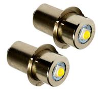 2-Pack Lampadina Aggiornata Alta Potenza 3W LED Per Torcia Hitachi UB18D UB18DAL