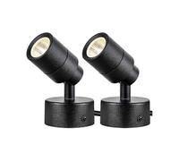 2 Pack Led Spot Lights Indoor, 3w Up Lights Indoor Floor Spotlight,3000k Uplights Indoor Accent Lig