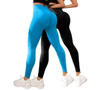 2 Pack Leggins 3D Anticellulite Donna,solenao Leggins 3D Compressione Graduata Push Up - Solenao Leggings Anti Cellulite -Lipedema Sculpture Leggings Sportivi Anticellulite Guam Sportivo