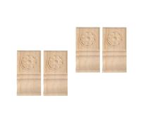 2 Pack Mensole Intagliate Europee Staffa Di Sostegno Da Bancone Legno