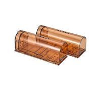 2 Pack Mouse Traps Indoor for Home Mice Traps for House Indoor No Kill Live Catch Mouse Trap Smart Traps That Work Animal Rodent Catch and Release Dou