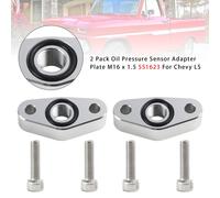 2 Pack Oil Pressure Sensor Adapter Plate M16 x 1.5 551623 Per Chevy LS T9
