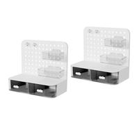 2 Pack Organiser Scrivania Ufficio Porta Penne Rack Di Stoccaggio Cartoleria