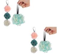 2 Pack Pallina Da Bagno Esfoliante Accessori Per Il Luffa Scrubber