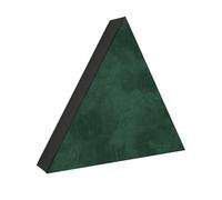 2 Pack - Pannelli decorativi da parete in tessuto di velluto acustico acustico «cinematografico» | Ridurre l'eco - Assorbimento - Insonorizzazione | Trattamento acustico | Colore: [TRIADA | Verde]