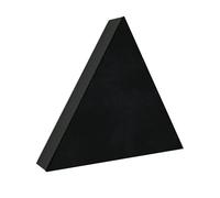 2 Pack - Pannelli decorativi da parete in tessuto di velluto acustico acustico «cinematografico» | Ridurre l'eco - Assorbimento - Insonorizzazione | Trattamento acustico | Colore: [TRIADA | Nero]