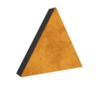 2 Pack - Pannelli decorativi da parete in tessuto di velluto acustico acustico «cinematografico» | Ridurre l'eco - Assorbimento - Insonorizzazione | Trattamento acustico | Colore: [TRIADA | Giallo]