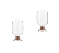 2 Pack Piccole Bottiglie Di Attaccante Della Partita Fiale Trasparente