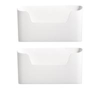 2 Pack Portabottiglie Muro Scatole Portaoggetti Autoadesive Montate Parete