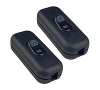 2 Pack Practical Sturdy Inlines Switches 250v Home Accessory for Easy Controlled of Household