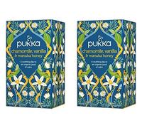 (2 PACK) - Pukka Chamomile Vanilla & Manuka Honey Tea| 20 Bags |2 PACK - SUPER SAVER - SAVE MONEY by Pukka Herbs