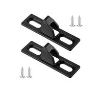2 Pack Robusta Lega di Cina Scorrevole Blocco Keeper Set Con Frizioni Base Pratico Accessori Per Terrazze Vetro Cucina Serratura