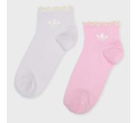 ADIDAS ORIGINALS Calzino 'Ruffle Quarter' orchidea / bianco Donna - Abbigliamento - Intimo - Calzini e calze ADIDAS ORIGINALS 40-42