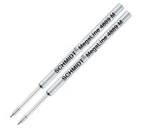 2 Pack - Schmidt Megaline 4889 Pressurized refill - Black Ink