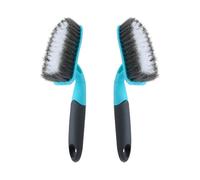 2-Pack Scrub Brush for Cleaning with Long Handle, Medium Firm Brush Bathroom Cleaning Supplies