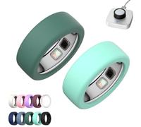 2 Pack Silicone Case for Oura Ring 5,Silicone Anti-Scratch Elastic Ring Finger Case,Smart Ring Protectors for Daily Workout Gym
