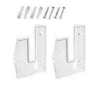 2 Pack Skateboard Wall Mount - Skateboard Hanger with Installation Screws | Škateboard Deck Display | Heavy Duty Skateboards Rack for Longboards, Penny Boards, and Decks, Indoor Home Storage