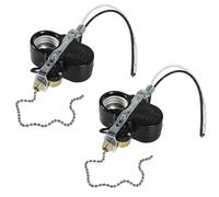 2-Pack Soffitto Ventola 2-Light Presa Interruttore per Vivace Orecchio ZE-310D