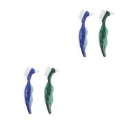 2 Pack Spazzolino Doppio Lato Interdentale Spazzola Per Protesi Anziani