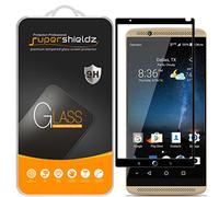 [2-pack] Supershieldz 'for ZTE Axon 17,8 cm, pellicola in vetro temperato [Full Screen Coverage] anti-graffio, senza bolle, garanzia di sostituzione a vita (nero)