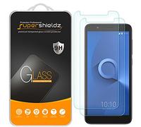 [2-pack] Supershieldz per Alcatel 1 x pellicola proteggi schermo in vetro temperato, anti-graffio, senza bolle, garanzia di sostituzione a vita
