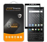 [2-pack] Supershieldz per Blackberry KEY2 tempered glass Screen Protector, [Full Screen Coverage] anti-graffio, senza bolle, garanzia di sostituzione a vita (nero)
