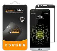 [2-pack] Supershieldz per LG G5 tempered glass Screen Protector, [Full Screen Coverage] anti-graffio, senza bolle, garanzia di sostituzione a vita (nero)