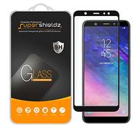 [2-pack] Supershieldz per Samsung Galaxy A6 + (2018)/A6 Plus (2018) in vetro temperato, [Full Screen Coverage] anti-graffio, senza bolle, garanzia di sostituzione a vita (nero)