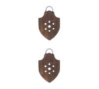 2 Pack Supporto Per Piante Decorativo in Legno Massello Orchidea Sospeso