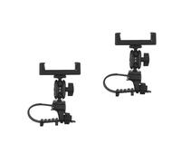 2 Pack Supporto Per Telefono Da Strumento Asta Microfonica Clip Lira Sassofono