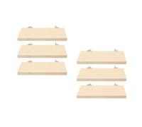 2 Pack Trespoli Per Pappagalli Gabbia Gabbie Uccelli Supporto in Legno Massello