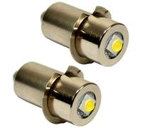 2-Pack Upgrade 3W Lampadina LED per Makita BML185 ML140 ML141 ML142 ML143 ML183