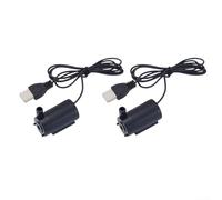 2 Pack USB Acqua Sommergibile Per Acquario Tranquillo Circolazione Acquario Piccolo Stagno Per Giardino Caratteristica Acqua Bassa Tensione 5V Staccabile