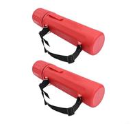 2-Pack Welding Rod Storage Tube 14 Inch ABS Red | Holds 2 tubes, 14x4x4 inch size, red ABS plastic, separates rod types, easy organization