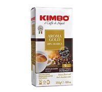 6 X Caffè Kimbo Espresso Gold 100% arabica 250 G Caffé macinato (1,5kg)