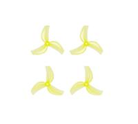 2 paia 1611 3 pale CW CCW PC eliche albero 1,5 mm adatte for drone 1102 0802SE(2Pairs Yellow Color)