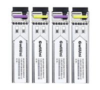 2 paia 80km SFP 1.25G BIDI ricetrasmettitore di rete del modulo della fibra di singolo modo, interfaccia di LC per Cisco, Netgear, MikroTik, Ubiquity, DLink ecc,