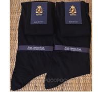 2 PAIA CALZINI RASATI LUNGHI LANCASTER UOMO LANA PUNTO