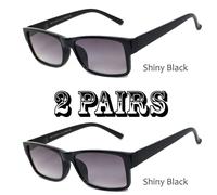 2 Paia Combo Premium Qualità Occhiali Da Sole Tinti RE67