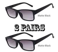 2 Paia Combo Premium Qualità Occhiali Da Sole Tinti RE67