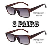 2 Paia Combo Premium Qualità Occhiali Da Sole Tinti RE67