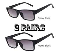 2 Paia Combo Premium Qualità Occhiali Da Sole Tinti RE67