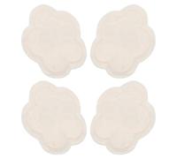 2 Paia Coppette Assorbilatte Lavabili Riutilizzabili in Bambù | Forma Cuore e Petalo, Tessuto Traspirante, Facili da Indossare, per Mantenere Asciutto il Petto