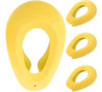 2 Paia Copri Orecchie in Silicone, Protezione Gialla | Acqua e Schizzi Chimici, Adatti a Salone e Uso Viaggio, Comfort Stabile su Orecchie e Zona Asciugacapelli