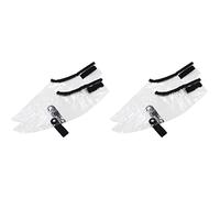 2 Paia Copriscarpe Da Barbiere Kit Per Parrucchieri Protezione Per Scarpe Trasparente Protezione Per Scarpe Da Barbiere Mantelli Impermeabile Gel Di Silice Scarpe Trasparenti