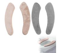 2 Paia Coprisedile WC Universale, Coprisedili per WC, Coprivaso in Peluche, Cuscino del Sedile del Water, Riutilizzabile del Coprisedili WC, Adatto per Casa, Hotel, Bagno, Lavabile