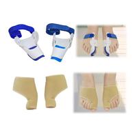 2 paia Correttore Alluce Valgo tutore alluce valgo giorno e notte fascia alluce valgo Cuscinetti Metatarsali