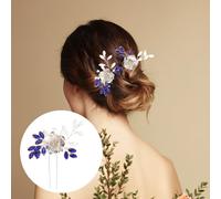 2 paia di accessori per capelli da sposa: eleganti forcine da sposa con strass